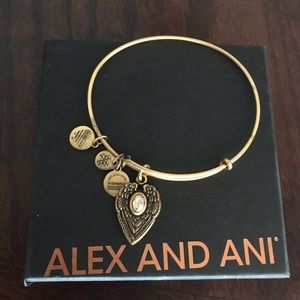 Alex and Ani Gold Guardian Angel Bracelet
